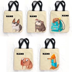 Personalized Dog Tote Bags